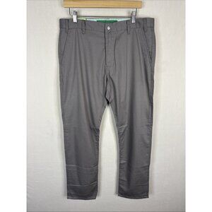 Toddland Slim Guy Fit Pants Gray Mens 34x32 Chino Casual NWT Golf